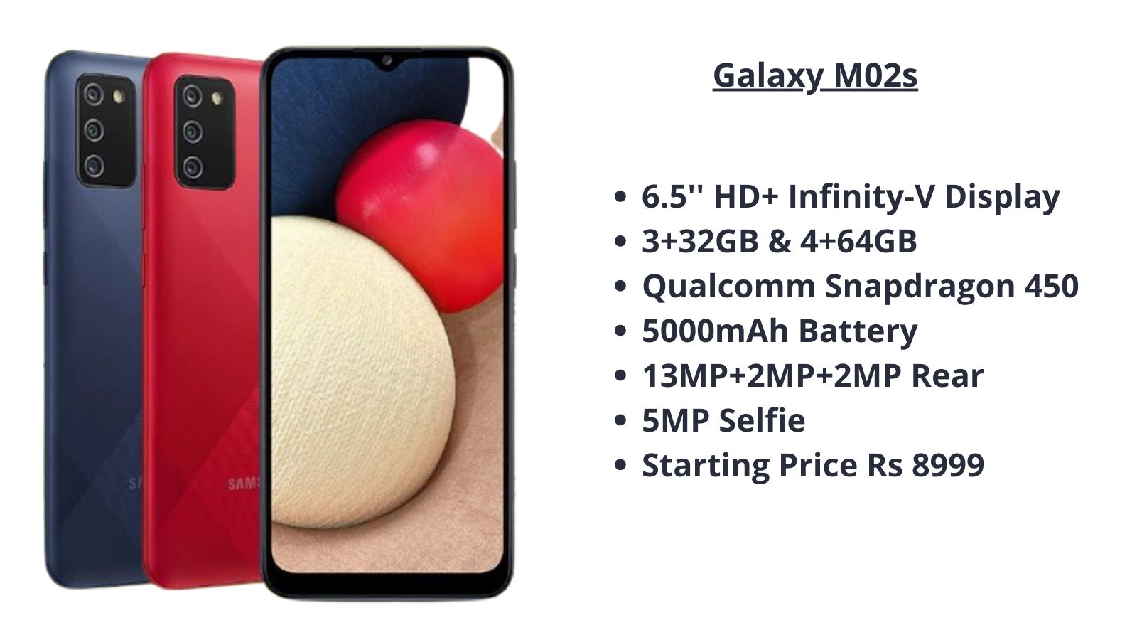 samsung galaxy m02s specifications